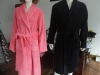 good visual effect 100%polyester coral bathrobe