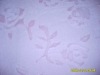 jacquard velboa fabric with rose pattern