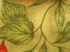 linen and rayon printed curtain fabric