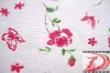 linen/rayon printed garments fabric