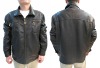 mens washable pu leather jacket