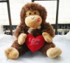 monkey plush toy for valentines gifts