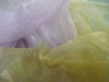 plush yarn organza fabric