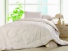 polycotton T/C plain white quilt and comforter set