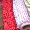 polyester chenille fabric for carpet and home textile