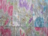 polyester cotton spandex jacquard printed  fabric