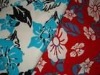 polyester flower printed peach skin fabric