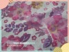 printed covering yarn burnout fabric