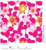 printed flower design fabric