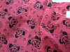 printed plain polyester peach skin fabric for clothing