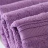 purple 100% cotton bath towel