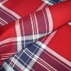 red big check woven fabric(KL110619)