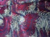 satin brocade fabric (purple)