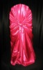 self-tie back chair cover,CT201 satin chair cover,universal chair cover