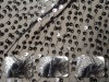 sequins embroidery fabric on mesh