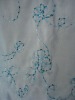 spangle embroidery taffeta curtain fabric