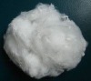 spinning using white of recycled polyester fiber