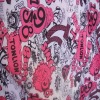 transfer printed polyester taffeta fabric